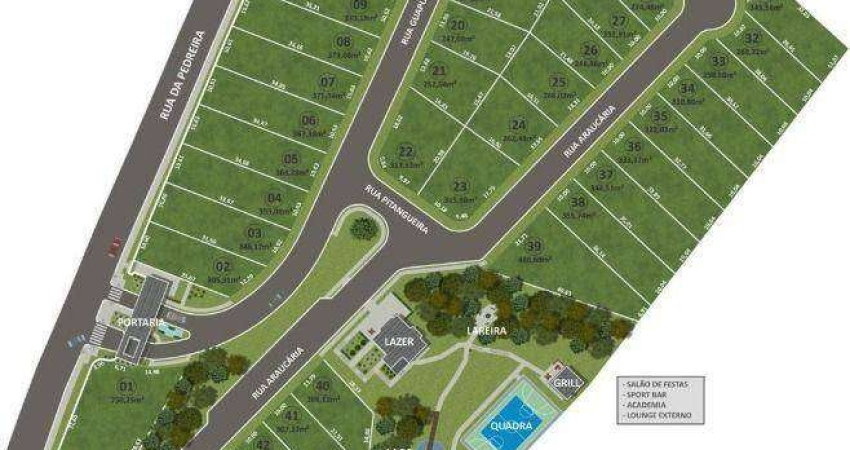 Terreno à venda, 305 m² por R$ 550.714,48 - Campo Pequeno - Colombo/PR