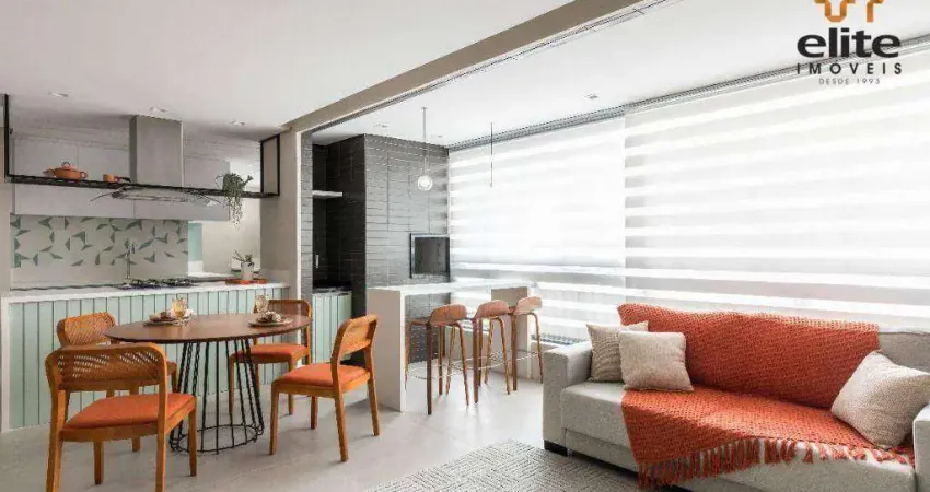 Apartamento com 2 dormitórios à venda, 92 m² por R$ 1.057.052,38 - Cabral - Curitiba/PR