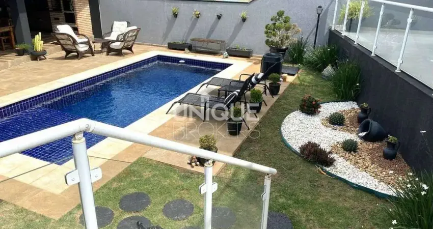 Casa com 4 dormitórios no condomínio bosque dos jatobás, jundiaí-sp