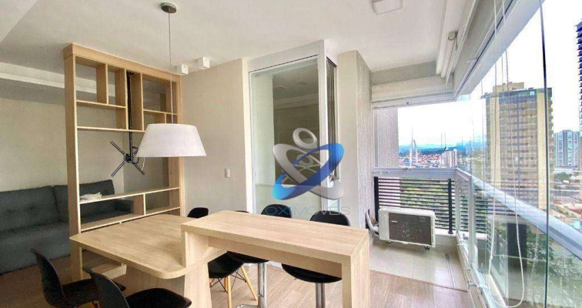Apartamento com 2 dormitórios para alugar, 50 m² por R$ 5.357,00/mês - Jardim Aquarius - São José dos Campos/SP