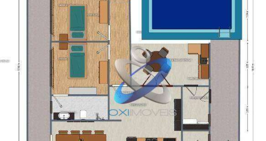 Casa com 3 dormitórios à venda, 170 m² por R$ 1.350.000,00 - Condomínio Terras do Vale - Caçapava/SP