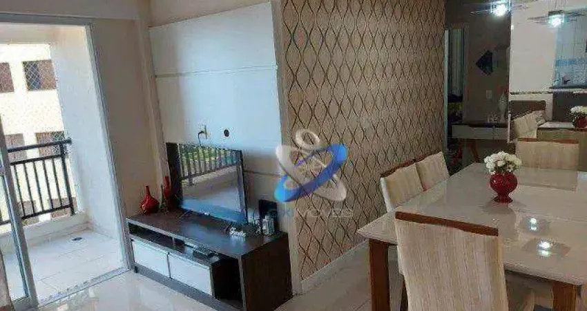 Apartamento com 2 dormitórios para alugar, 63 m² por R$ 3.979,33/mês - Jardim Aquarius - São José dos Campos/SP