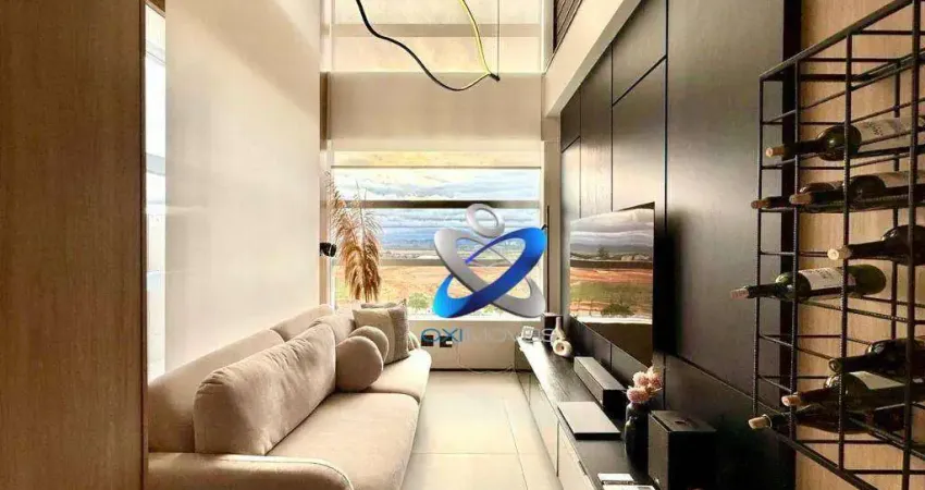 Apartamento duplex com 1 dormitório à venda, 85 m² por r$ 1.595.000 - jardim aquarius - são josé dos campos/sp