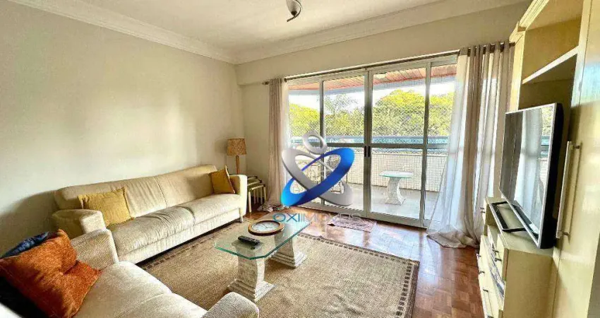 Apartamento mobiliado com 3 dormitórios para alugar, 127 m² por r$ 6.100/mês - vila adyana - são josé dos campos/sp