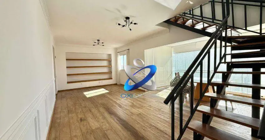 Cobertura com 4 dormitórios à venda, 330 m² por r$ 3.800.000,00 - vila adyana - são josé dos campos/sp