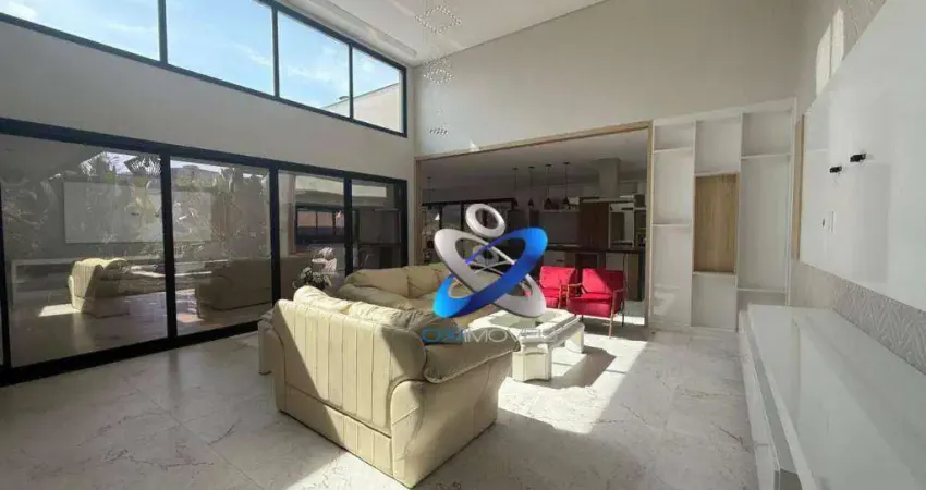 Sobrado com 4 dormitórios, 499 m² - venda por r$ 6.800.000,00 ou aluguel por r$ 28.200,00/mês - condomínio reserva do paratehy - são josé dos campos/sp