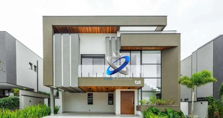 Sobrado com 5 dormitórios à venda, 435 m² por r$ 4.750.000,00 - condomínio residencial alphaville - são josé dos campos/sp