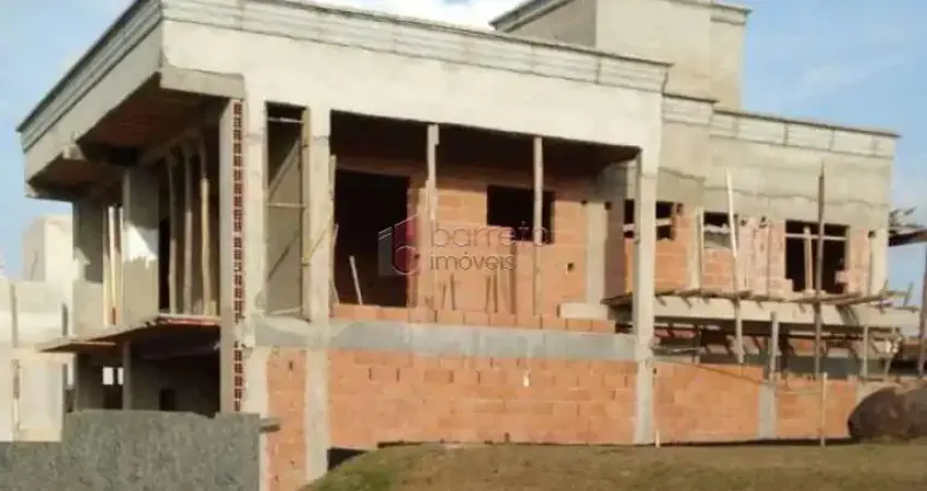 Terreno com construção à venda no condomínio brisas da mata em jundiaí/sp