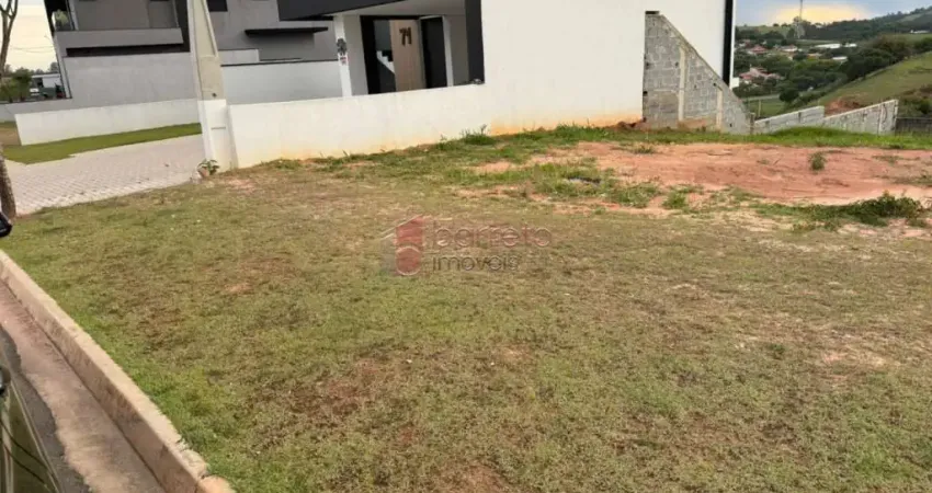 Terreno à venda no condomínio ecologie residencial - itatiba/sp