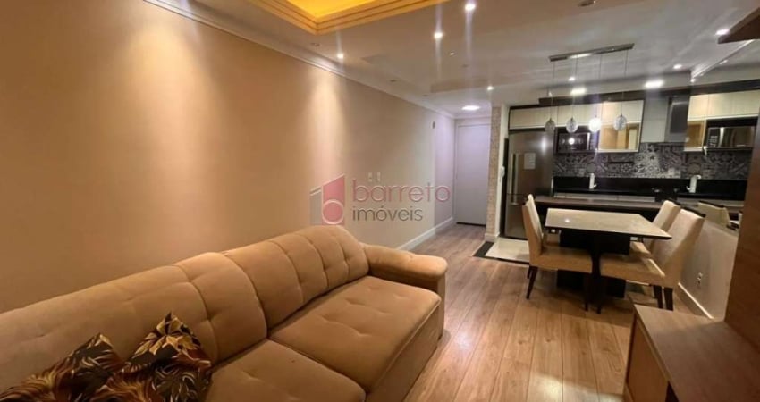 APARTAMENTO SEMI MOBILIADO PARA LOCAÇÃO NO CONDOMÍNIO JARDIM CONQUISTA - JUNDIAÍ/SP