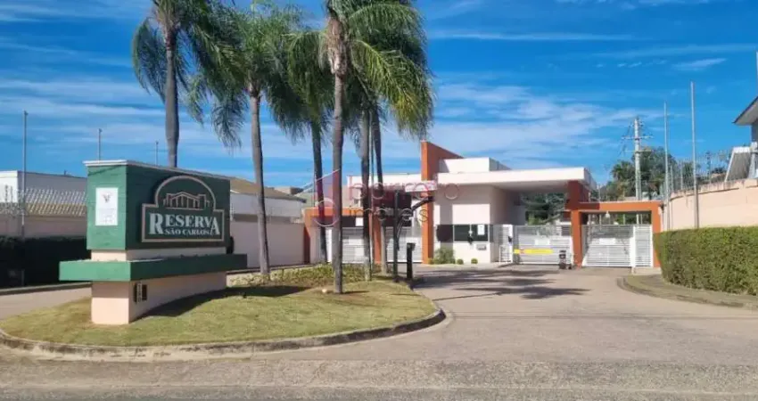 Terreno à venda no condomínio reserva de são carlos em jundiaí/sp