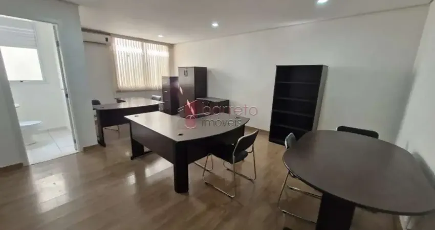 Sala comercial mobiliada para venda e locação no condomínio new time office - jundiaí/sp