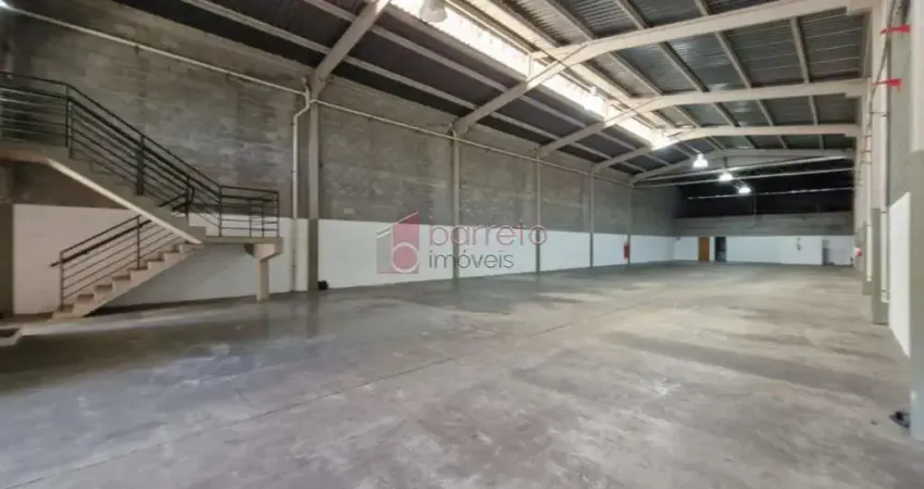Galpão comercial para locação no bairro maria soldeira lorençon - itupeva/sp