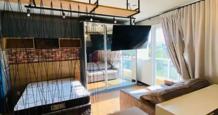 Apartamento estilo flat mobiliado para locação ou venda no condomínio línea - jundiaí/sp