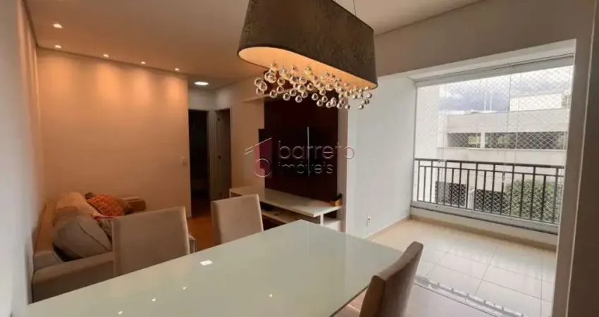 Apartamento mobiliado para locação no condomínio forest hills - jundiaí/sp