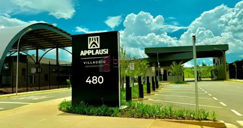 Terreno à venda no condomínio applausi villaggio engordadouro em jundiaí/sp