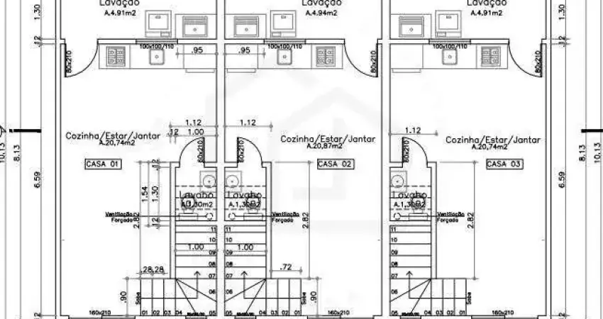 Casa com 2 quartos à venda no Águas Claras, Brusque 