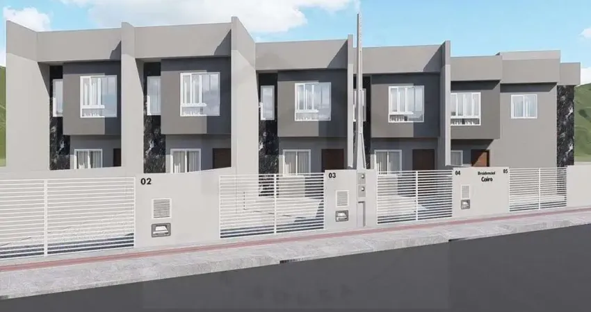 LINDA E ACONCHEGANTE CASA GEMINADA DE 2 DORMITÓRIOS