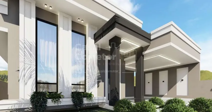 Sofisticação e espaço em casa com 3 dormitórios sendo 1 suíte