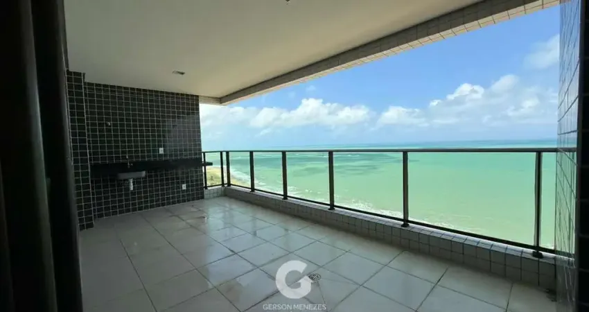 Apartamento à beira-mar com 145m  e 4 quartos no gran marine - guaxuma, maceió