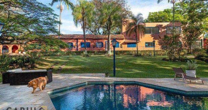 Magnifica Casa com 5 dormitórios à venda por R$ 13.780.000 - Residencial Entre Verdes (Sousas) - Campinas/SP