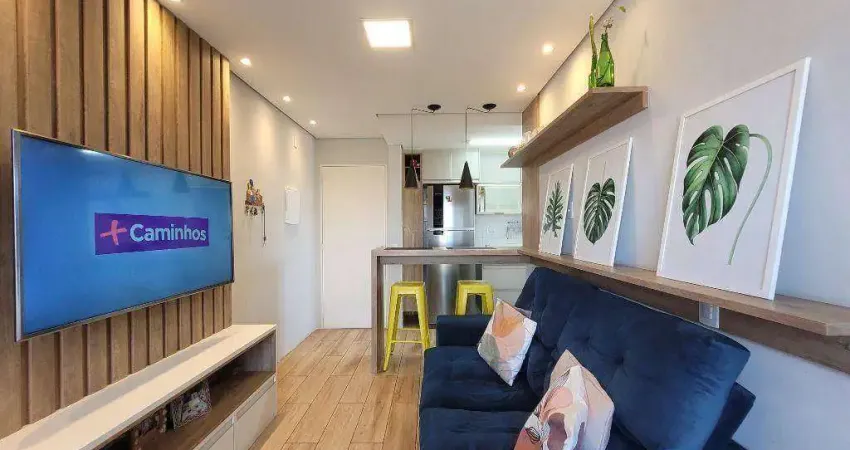Apartamento com 2 dormitórios à venda, 53 m² por R$ 350.000,00 - Ortizes - Valinhos/SP