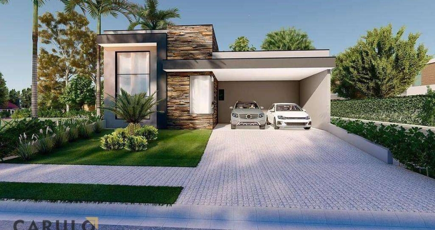 Casa com 3 dormitórios à venda, 221 m² por R$ 1.850.000,00 - Parque Brasil 500 - Paulínia/SP