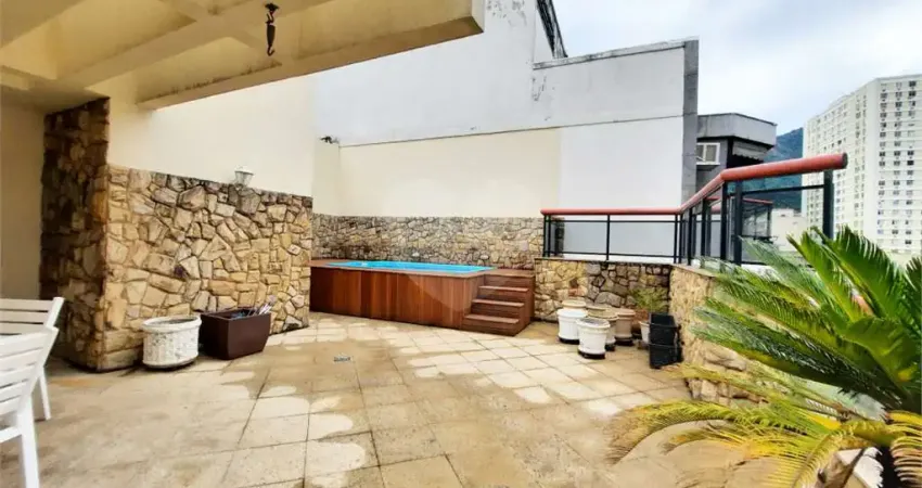 Cobertura à venda com 4 quartos, sendo 2 suítes, no condomínio edifício san josé, rio de janeiro - rj