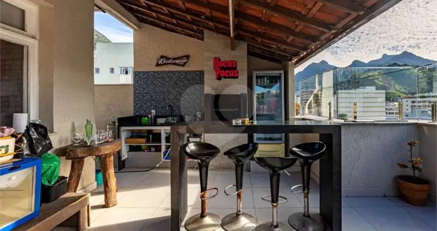 Cobertura à venda com 3 quartos, sendo 1 suíte,  no condomínio edifício escol, rio de janeiro - rj