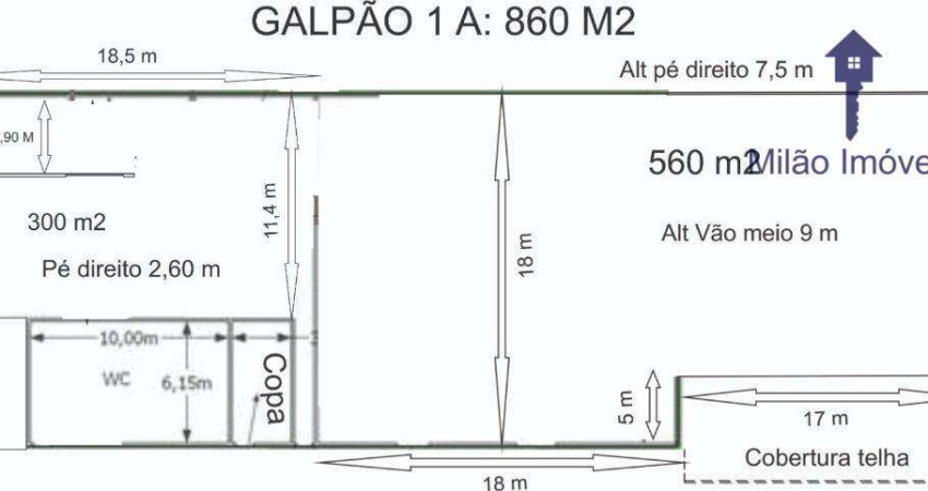 Galpão locação - Alumínio/SP