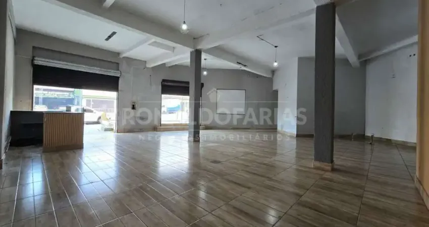 Salão comercial para locação em avenida principal próximo ao centro comercial do jardim suzana