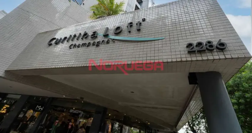 Sala Comercial para Locação no Bigorrilho, Curitiba-PR: 52,23m² e 1 Vaga de Garagem!