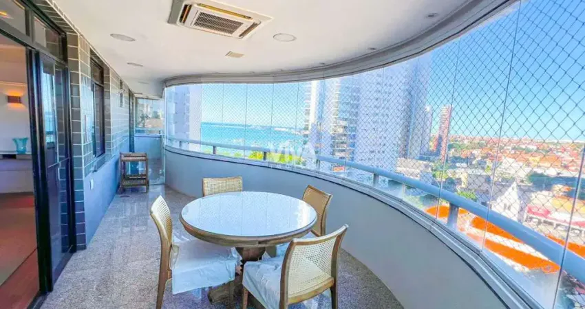Apartamento com 3 suítes no Mucuripe - Vista Mar - Porteira Fechada