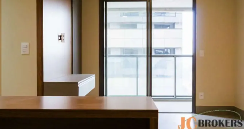 Apartamento mobiliado com 48m² de área útil, 1 dormitório, 1 vaga de garagem