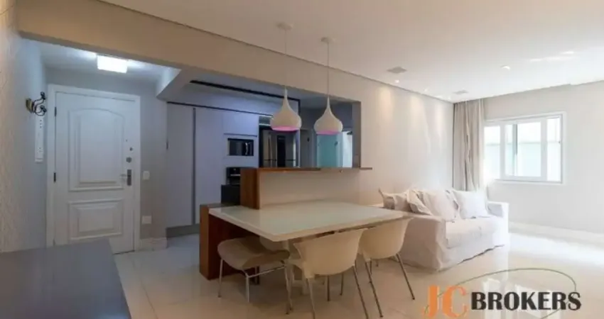 Apartamento com 83m² de área útil,  2 dormitórios sendo 1 suíte, 1 vaga