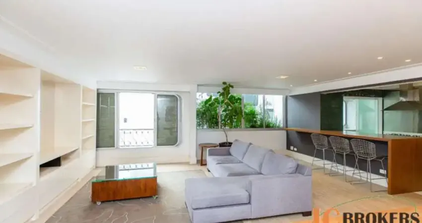 Apartamento com 128m² de área útil, 2 dormitórios sendo 1 suíte, 1 vaga