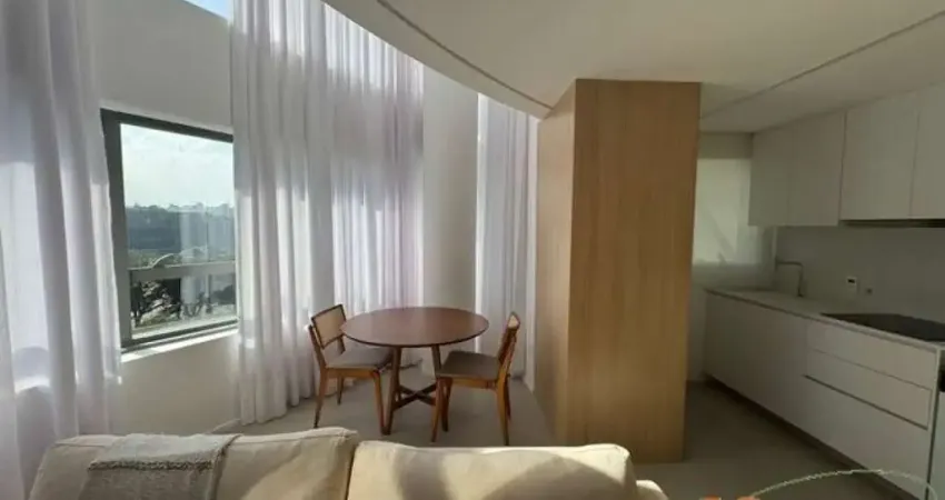 Apartamento duplex com 61m² de área útil, 1 dormitório, 1 vaga
