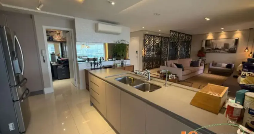 Apartamento com 155 m², Mobiliado, 3 Suítes, Sala ampla com varanda gourmet integrada, 3 Vagas