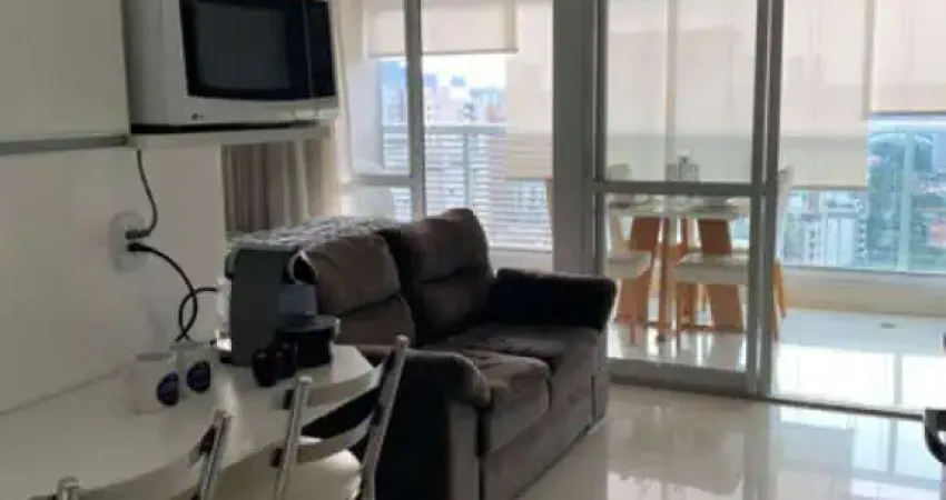 Apartamento com 33 m², 1 Dormitório, Sala integrada com a cozinha, Varanda,1 Vaga