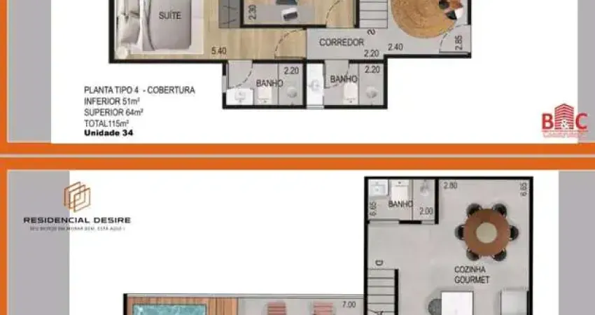 Cobertura com 2 quartos à venda no Centro, São Bernardo do Campo 