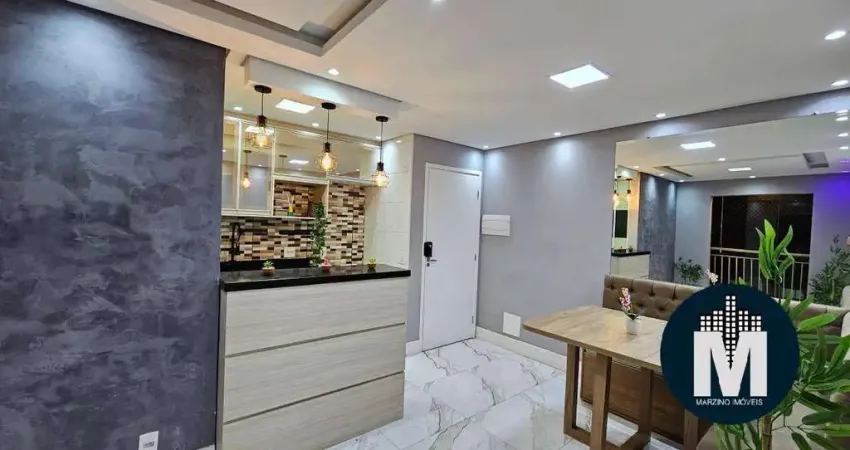 Apartamento á venda com 2 quartos, sacada, 1 vaga no portal vistallegro