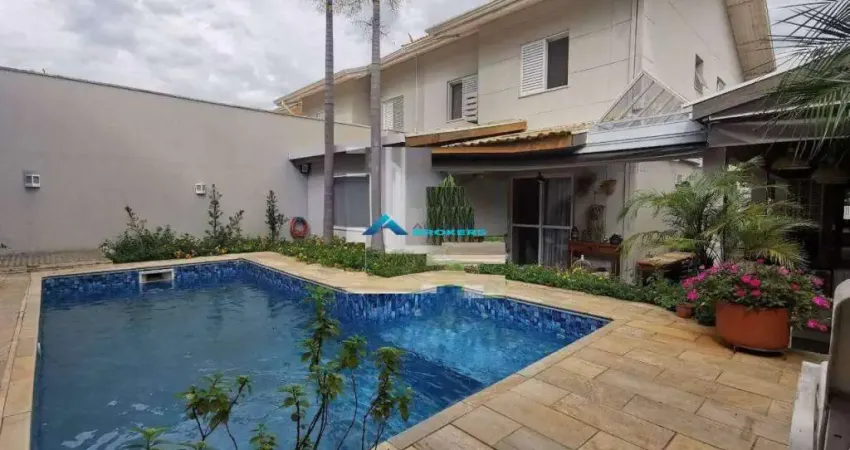 Casa C/ 4 Dorms, Quintal C/ Piscina, A/T de 275 M², Cond. Chácara das Palmeiras Imperiais