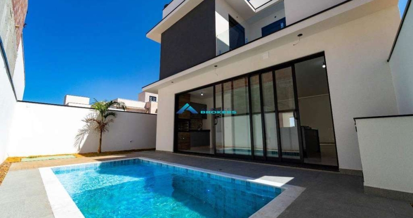 Casa nova a venda com 3 dormitórios sendo suite em cond Res Ermida / Jundiai SP