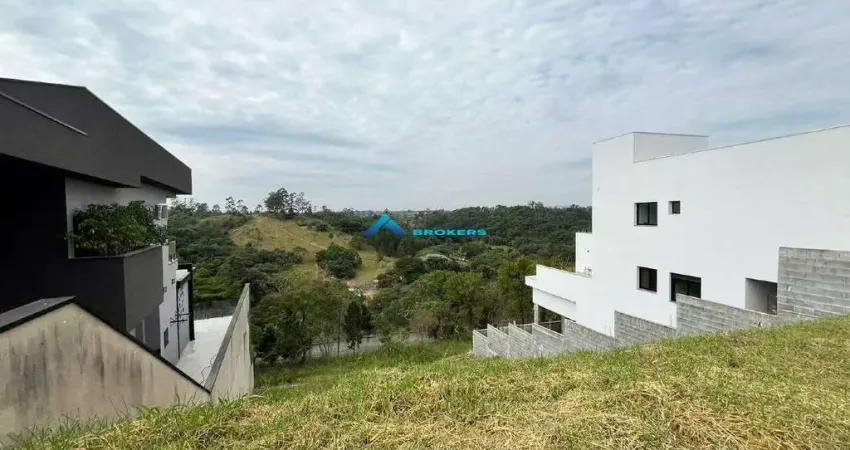 Terreno a venda com 500 m², vista para a natureza, cond. terras de jundiaí
