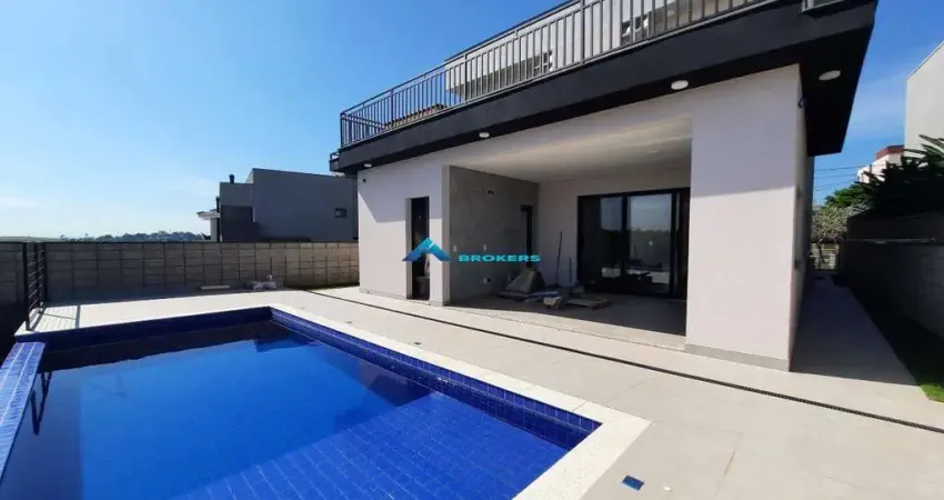 Casa nova a venda C/ 4 Dorms, Excelente acabamento, Cond. Ibi Aram 2, Itupeva SP