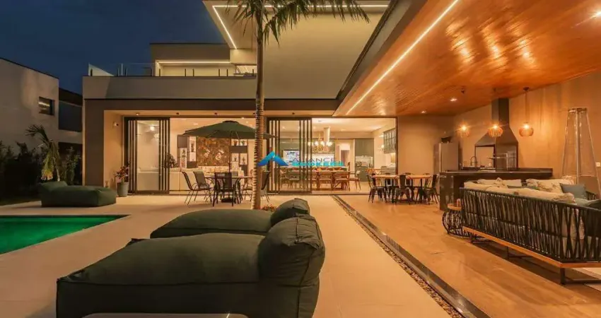 Casa a venda no portal japy golf club com 5 suítes , 587 m² de área construída - cabreúva