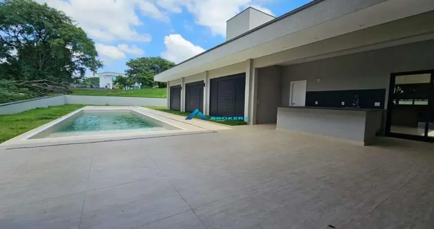 Casa térrea a venda com 4 suítes, total de 630m², condomínio fazenda serra azul 1 - itupeva sp