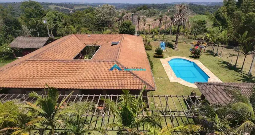 Chácara a venda com 145.000 m², casa térrea com 3 suítes, linda vista, bairro rio acima em jundiaí