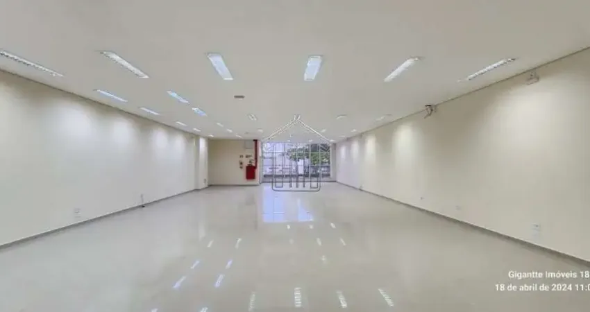 Salão para locação no bairro campestre. prédio novo 18 vagas