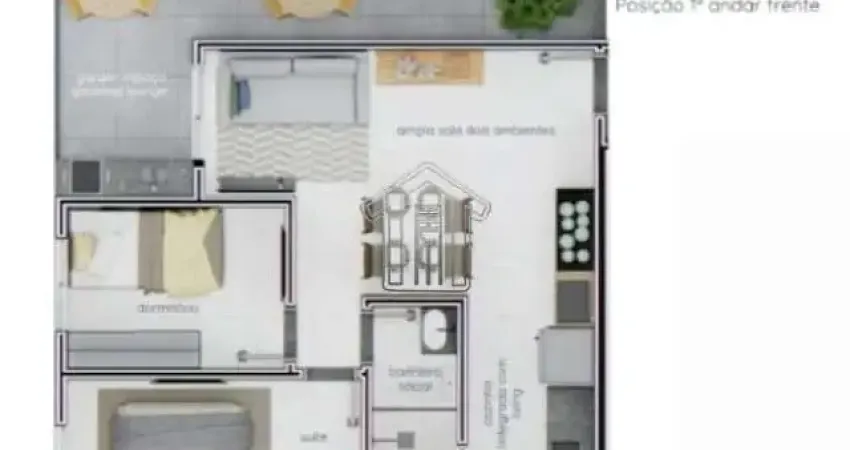 Apartamento garden novo para venda, 2 dorm(s), 1 suite(s), 1 vaga(s), para apartamentos de 72 e 75 m². lançamento com entrega prevista para 1° semestre de 2027. faça uma visita e compre!